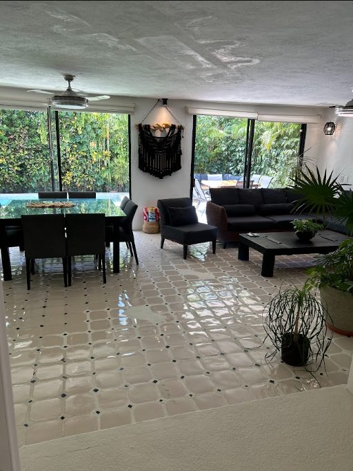 Playacar villa living room