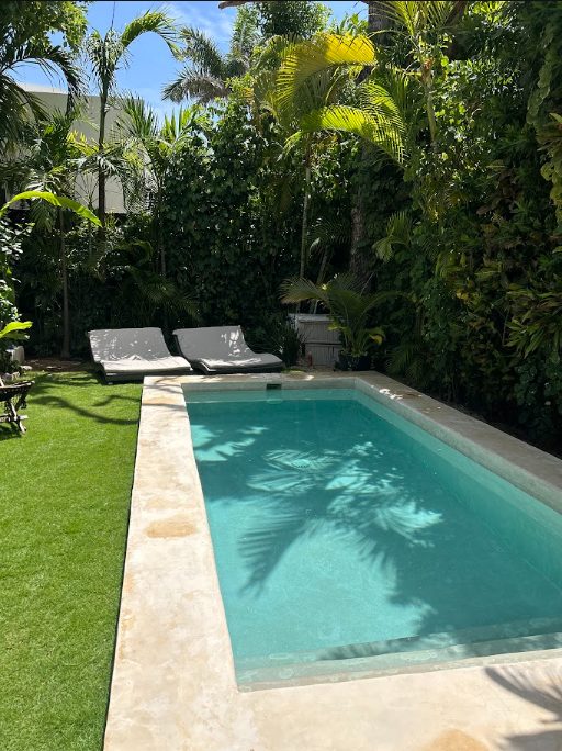 Furnished villa pool, Playacar, Playa del Carmen